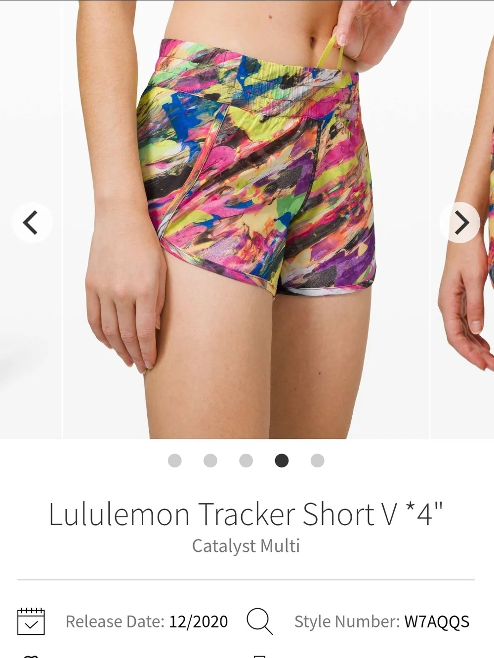 Lululemon Tracker Short V 4